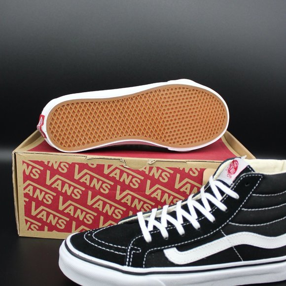 VANS Black White Sk8-Hi Slim Women - Picture 7 of 7